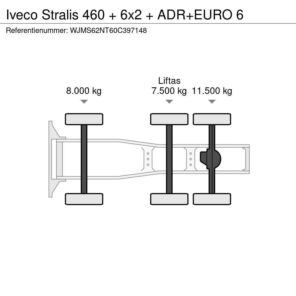 Iveco Stralis 460 + 6x2 + ADR+EURO 6 Tractor Units