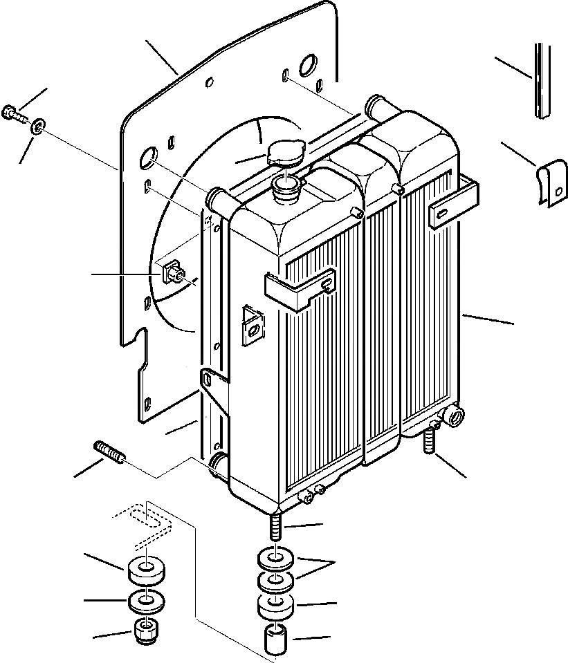 Komatsu - radiator - 312607149 Motorji