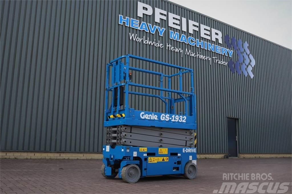 Genie GS1932 New And Available Directly From Stock, E-dr Scissor lifts