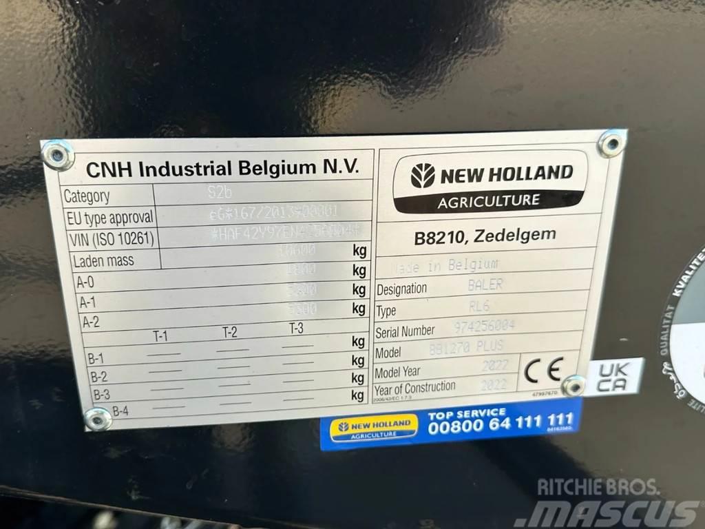 New Holland Bigbaler 1270 Plus bj 2022 met 3000 balen Kombajni za krmo