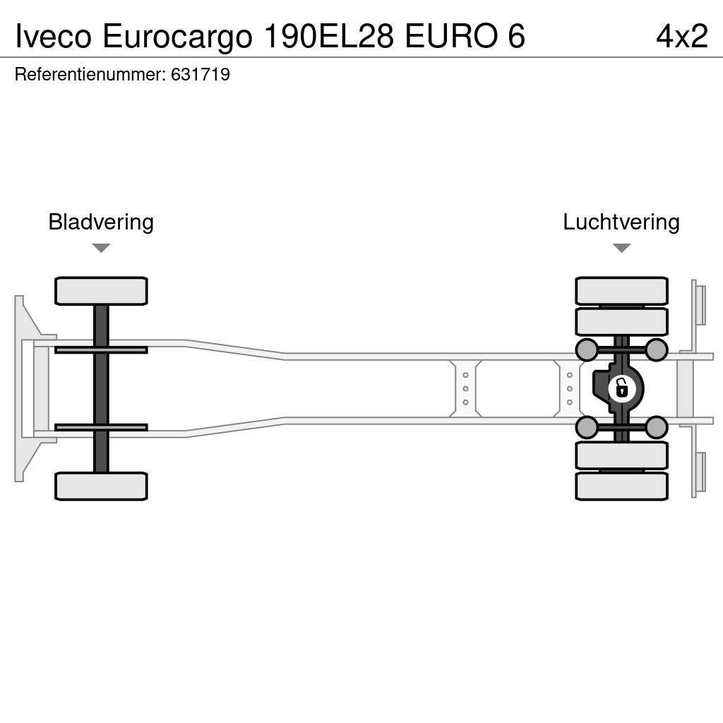 Iveco Eurocargo 190EL28 EURO 6 Tovornjaki zabojniki