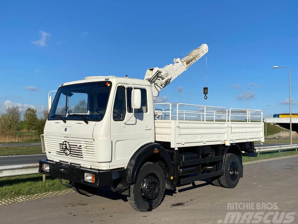Mercedes-Benz 1017 4x4 truck with crane Atlas Other trucks
