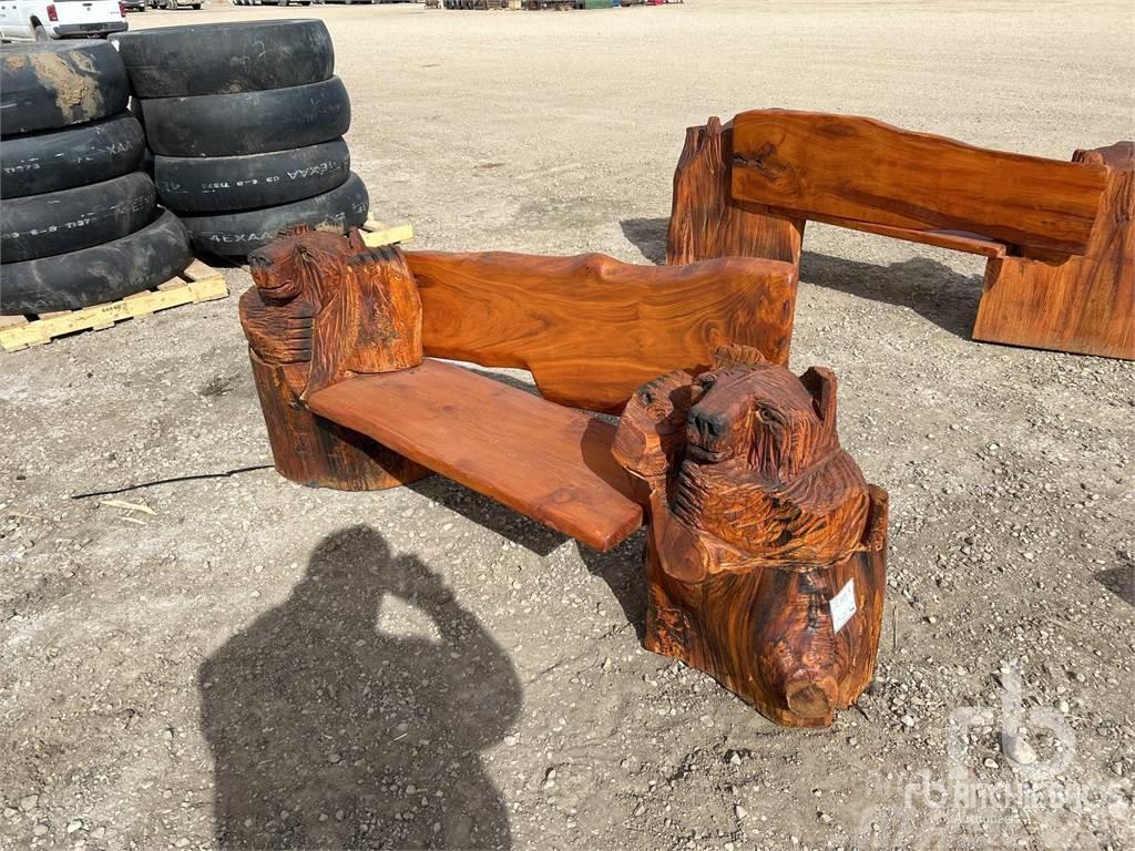  Cedar Chainsaw Carved Bear Benc ... Drugo