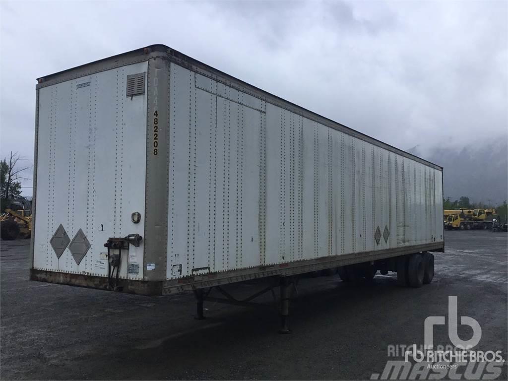 Wabash 48 ft x 96 in T/A Box body semi-trailers