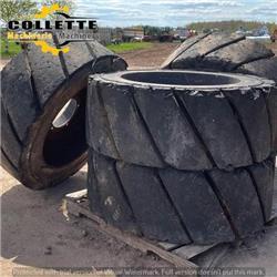 Brawler Solid Pneumatic Tires