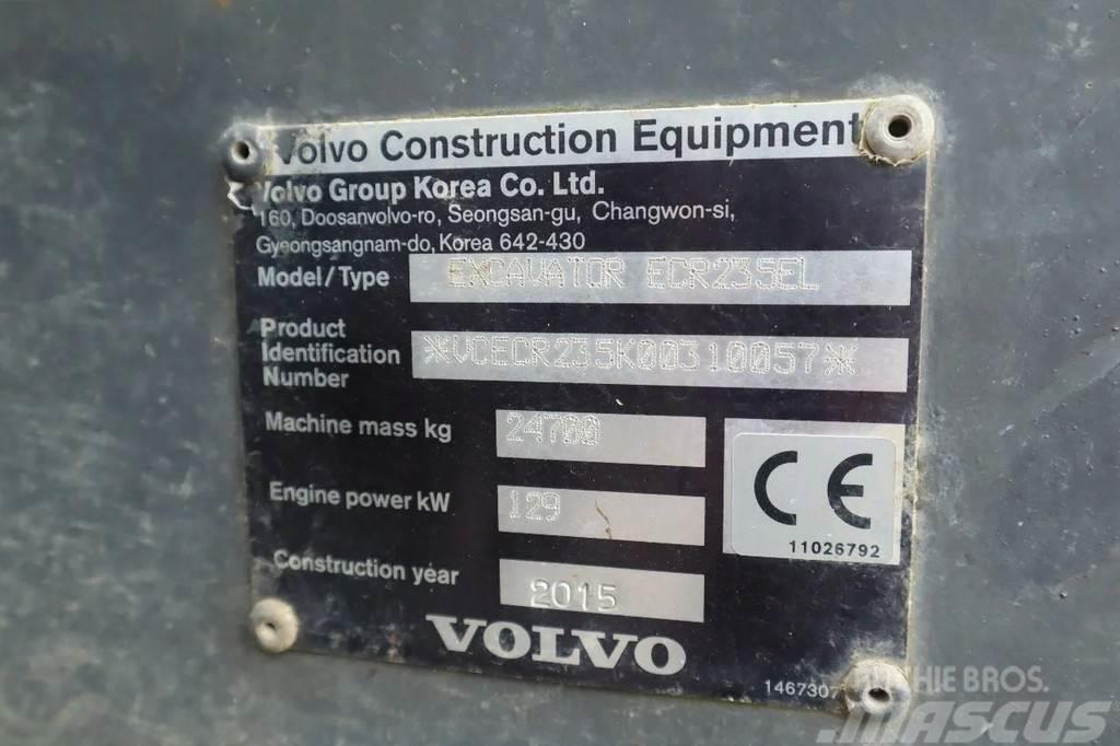 Volvo ECR 235 EL | ROTOTILT | BUCKET | AIRCO Crawler excavators