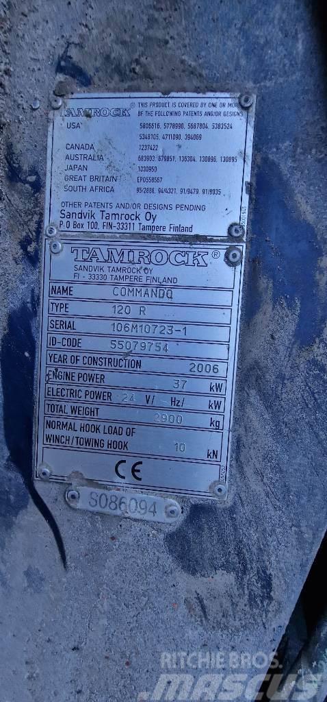 Tamrock Commando 120R Surface drill rigs