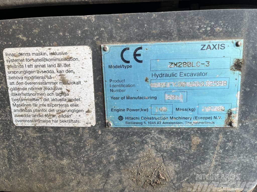 Hitachi ZX 280 LC-3/ Härnösand Crawler excavators