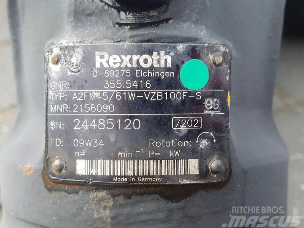 Rexroth A2FM45/61W-R902156090-Drive motor/Fahrmotor Hydraulics