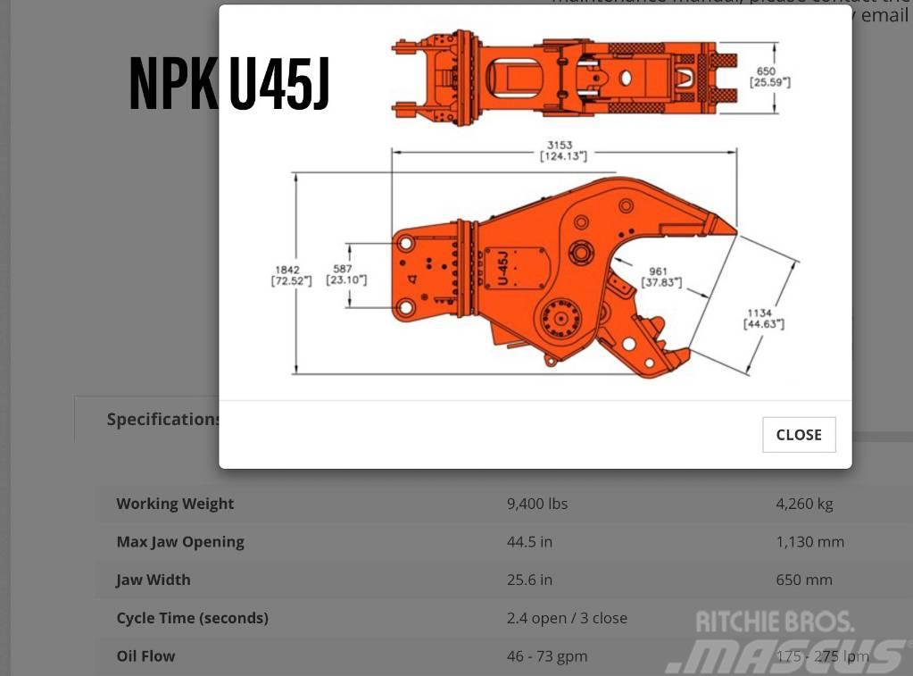 NPK U 45 JR Other components