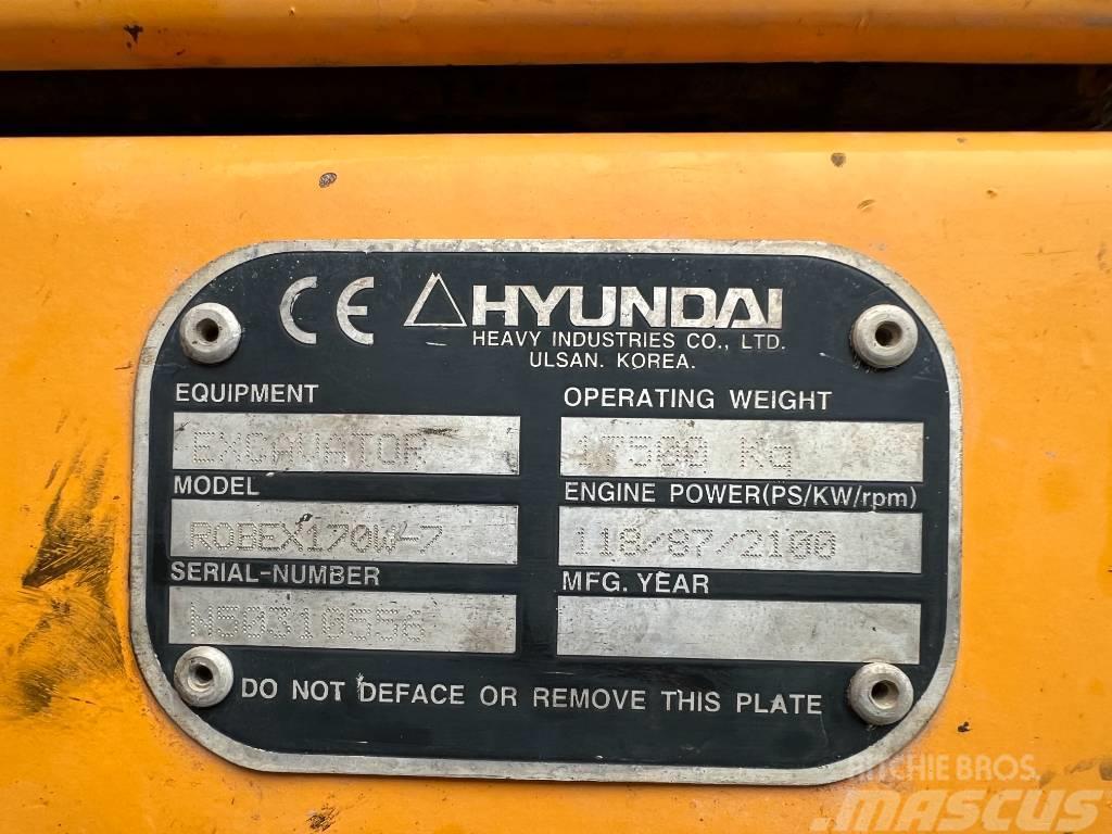 Hyundai R 170W-7 Wheeled excavators