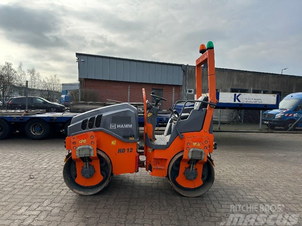 Hamm HD12VV, 2018 YEAR, 710 HOURS !!! Twin drum rollers