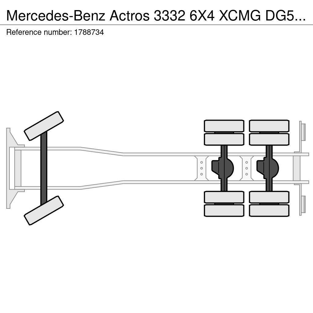 Mercedes-Benz Actros 3332 6X4 XCMG DG53C FIRE FIGTHING PLATFORM Truck & Van mounted aerial platforms