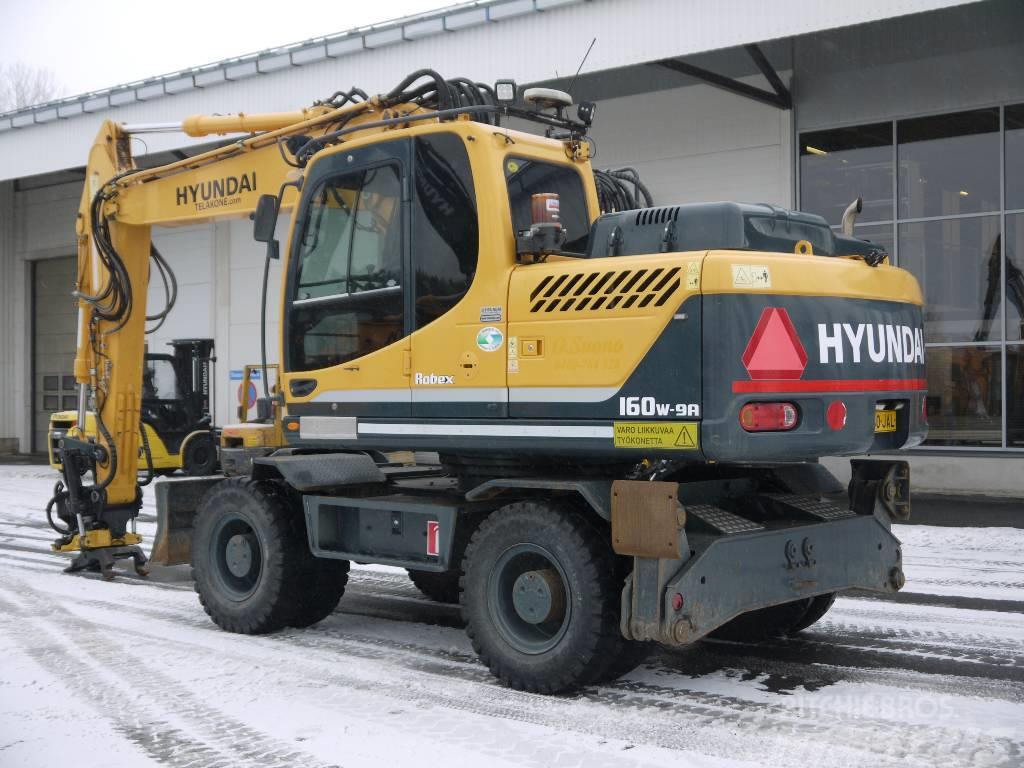 Hyundai R 160 W-9A 2pc Wheeled excavators