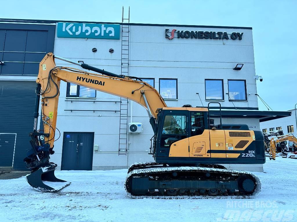 Hyundai HX220L PYÖRITTÄJÄLLÄ Crawler excavators