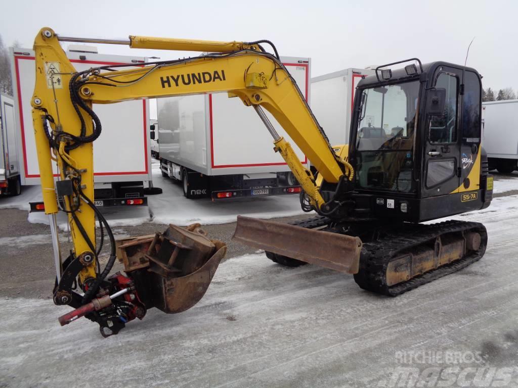 Hyundai Robex 55 Mini excavators < 7t (Mini diggers)