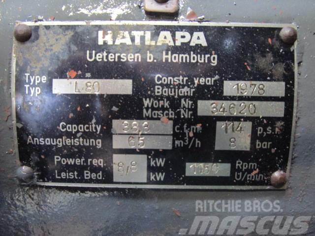 Hatlapa luftkompressor Type L80 Compressors