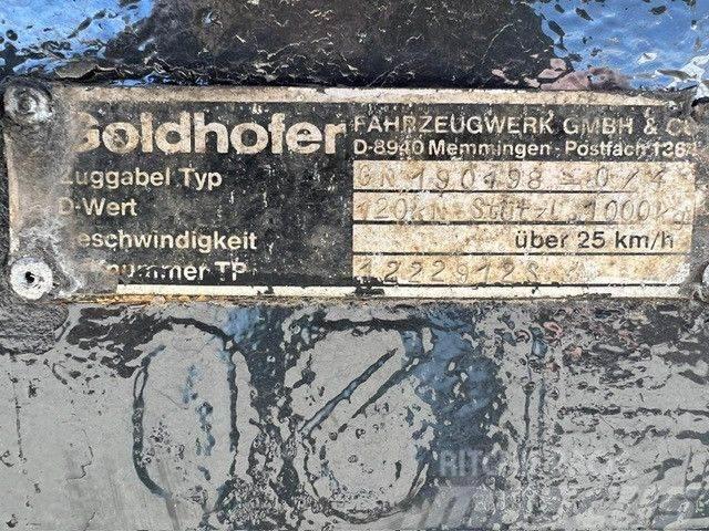 Goldhofer SFZ-10/80 Container Fahrgestell überholt Skeletal trailers