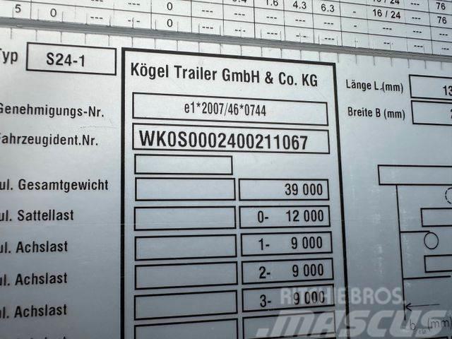 Kögel threesided strickling vin 067 Curtainsider semi-trailers