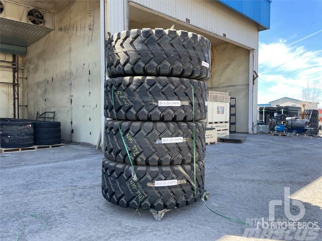  Quantity of (4) 26.5x25 (Unused) Tyres, wheels and rims