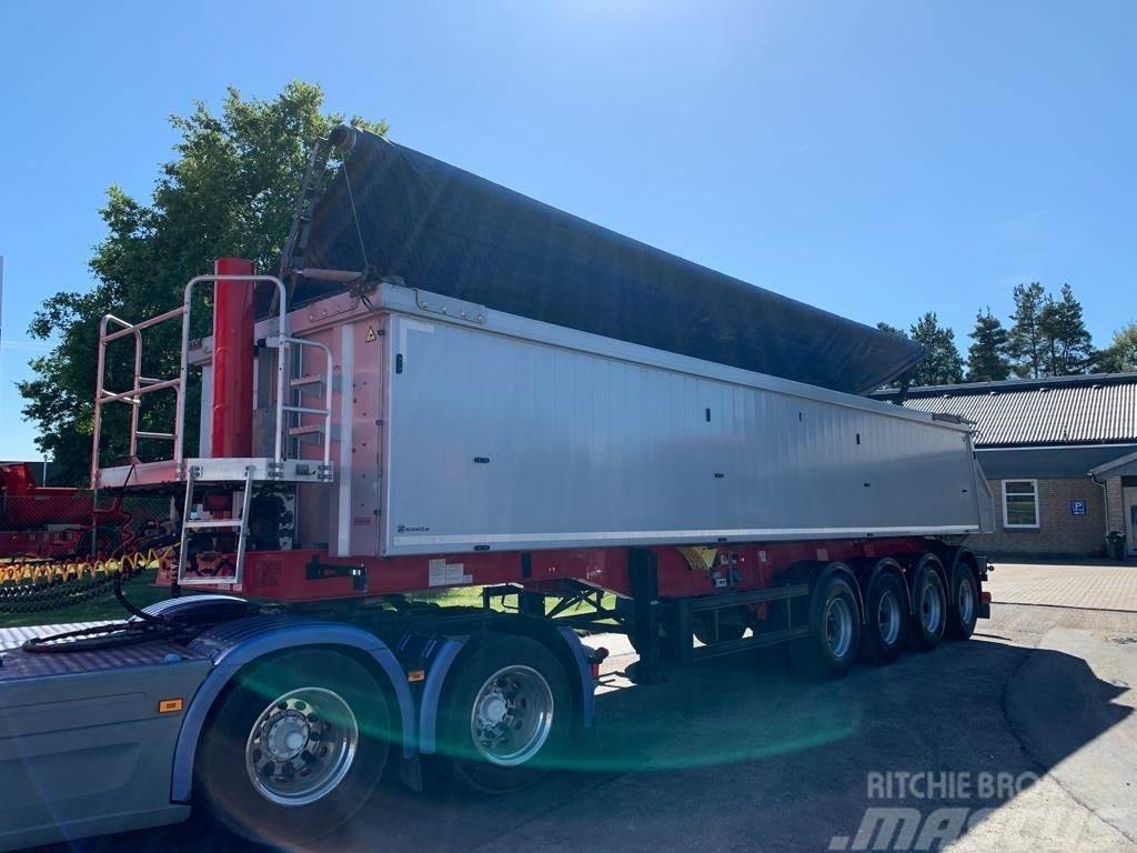 Langendorf 36 m3 4 akslet SKA 36 alu tiptrailer Tipper semi-trailers