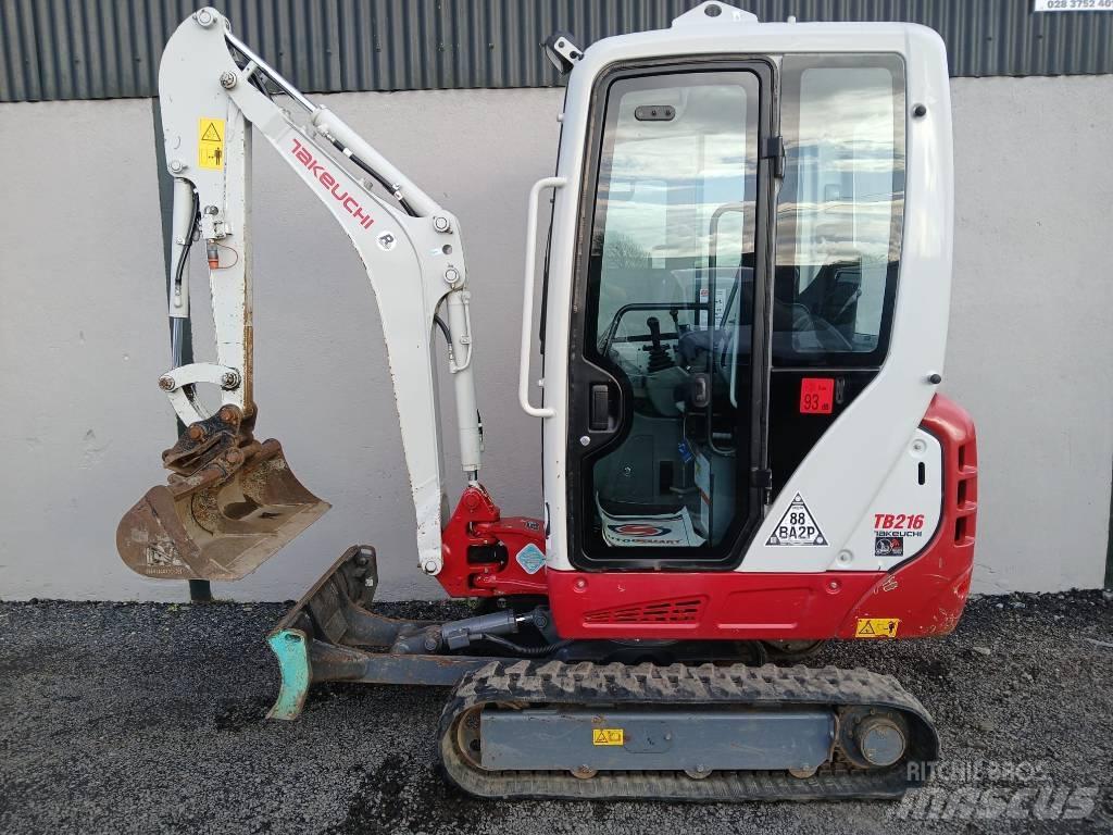 Takeuchi TB 216 Mini bagri <7t