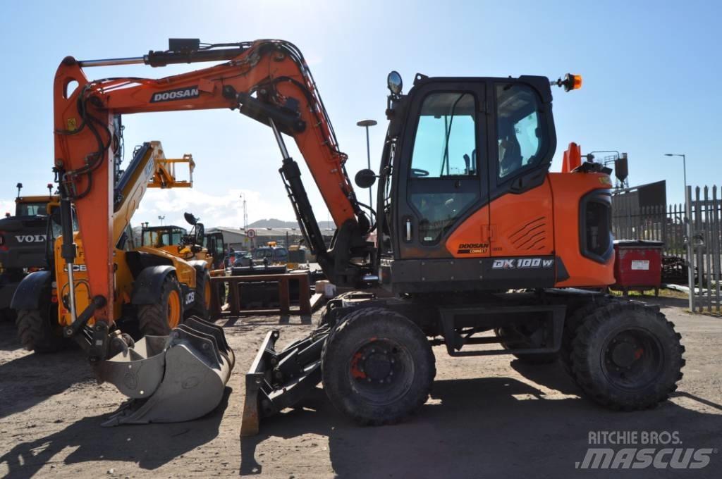 Doosan DX 100-7 Bagri na kolesih