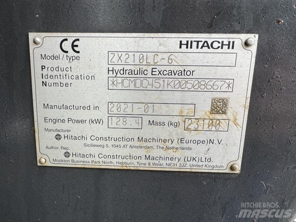 Hitachi ZX 210 LC-6 Bagri goseničarji