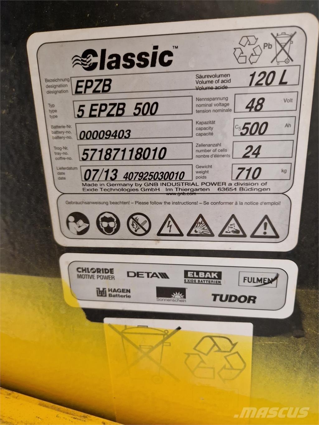 Atlet AS1N1L15T Električni viličarji