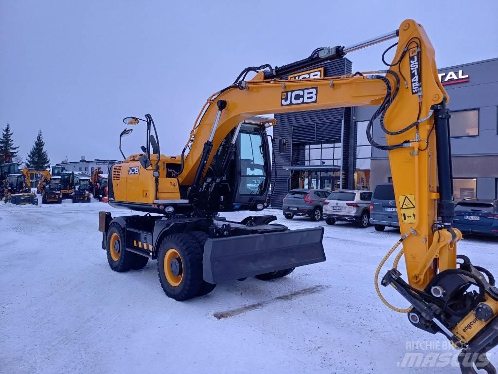 JCB JS 145 W Bagri na kolesih