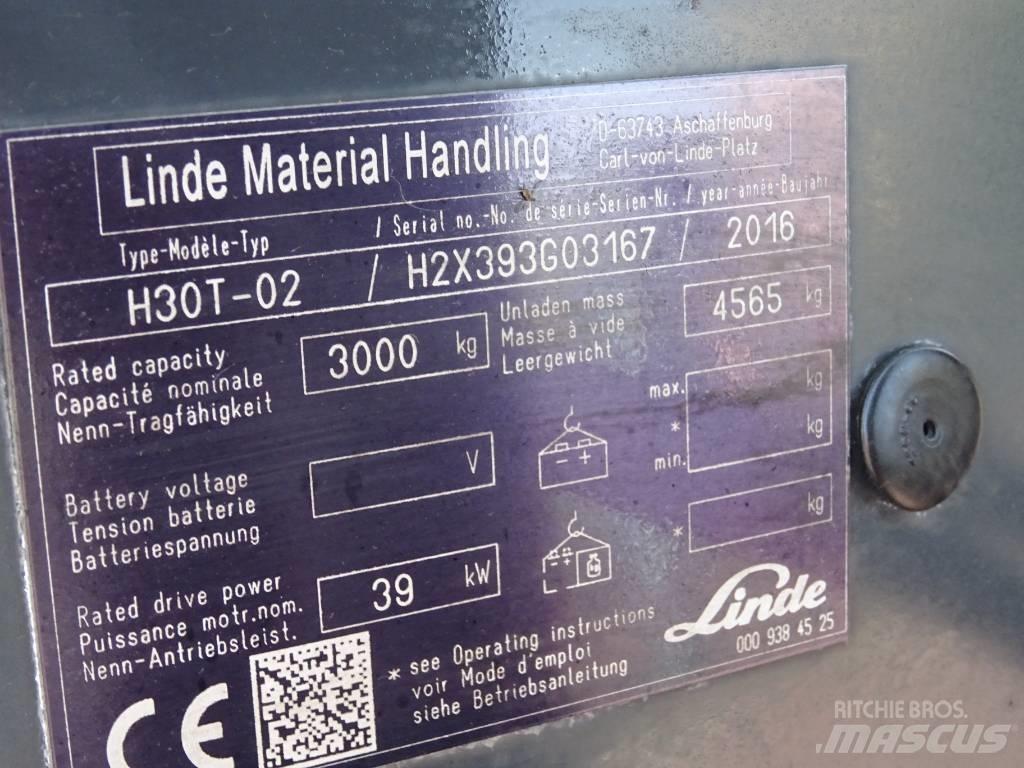 Linde H30T-02 Plinski viličarji