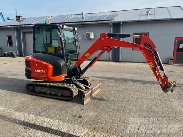Kubota KX 027 Mini bagri <7t