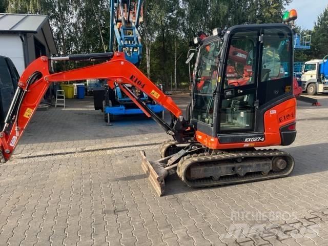 Kubota KX 027 Mini bagri <7t