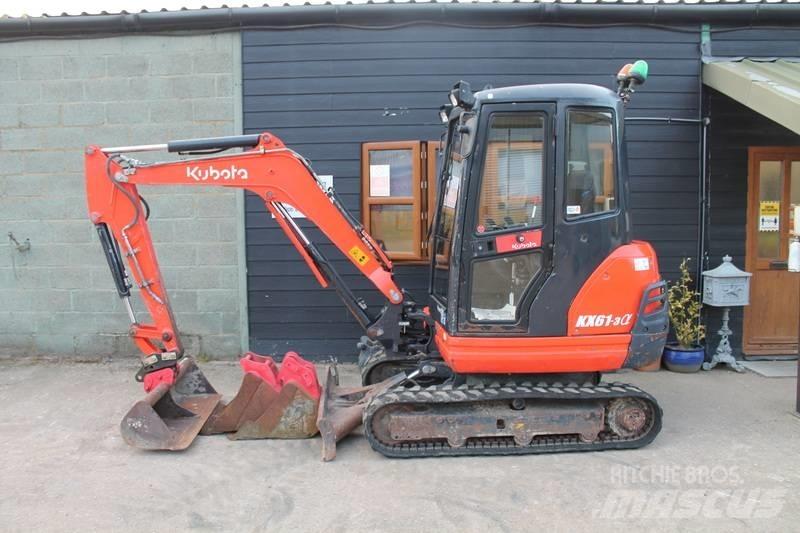Kubota KX 61-3 Mini bagri <7t