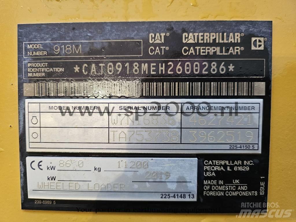 CAT 918 M Kolesni nakladalci