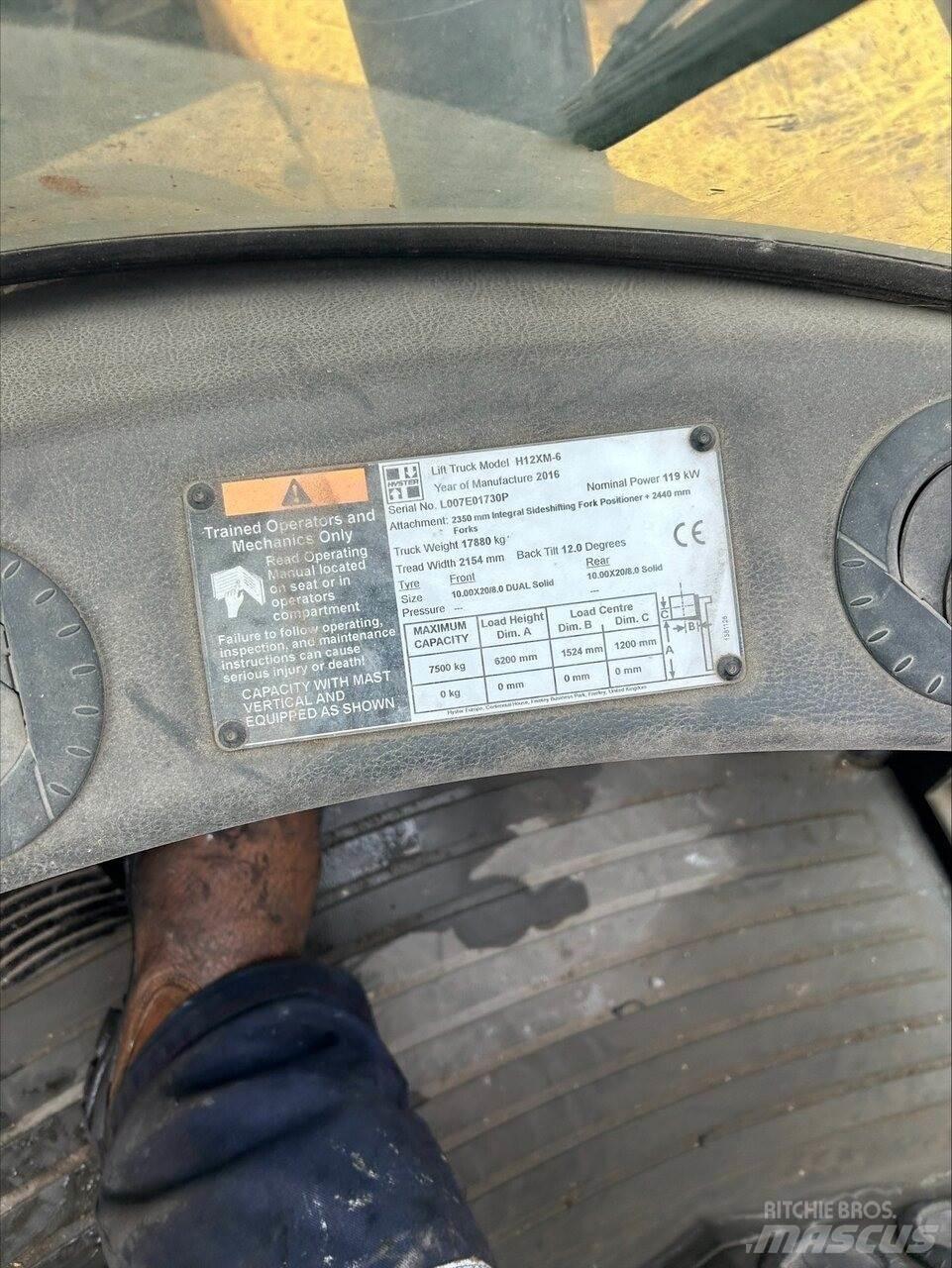 Hyster H12.00XM6 Dizelski viličarji