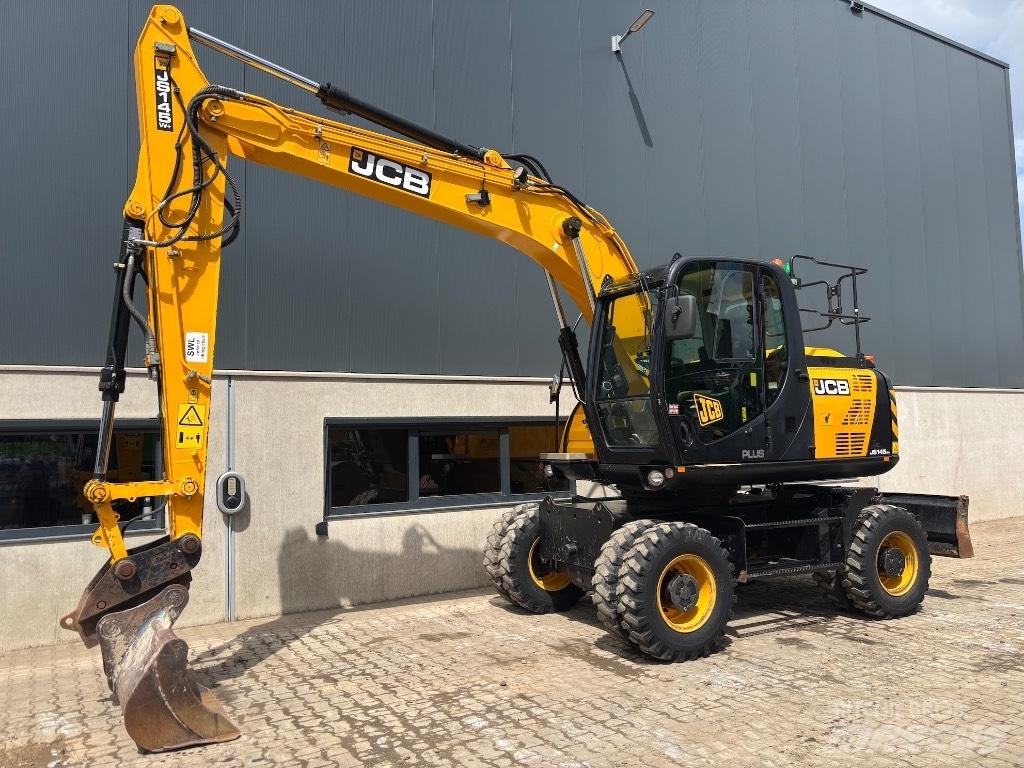 JCB JS 145 W - 160 W Bagri na kolesih