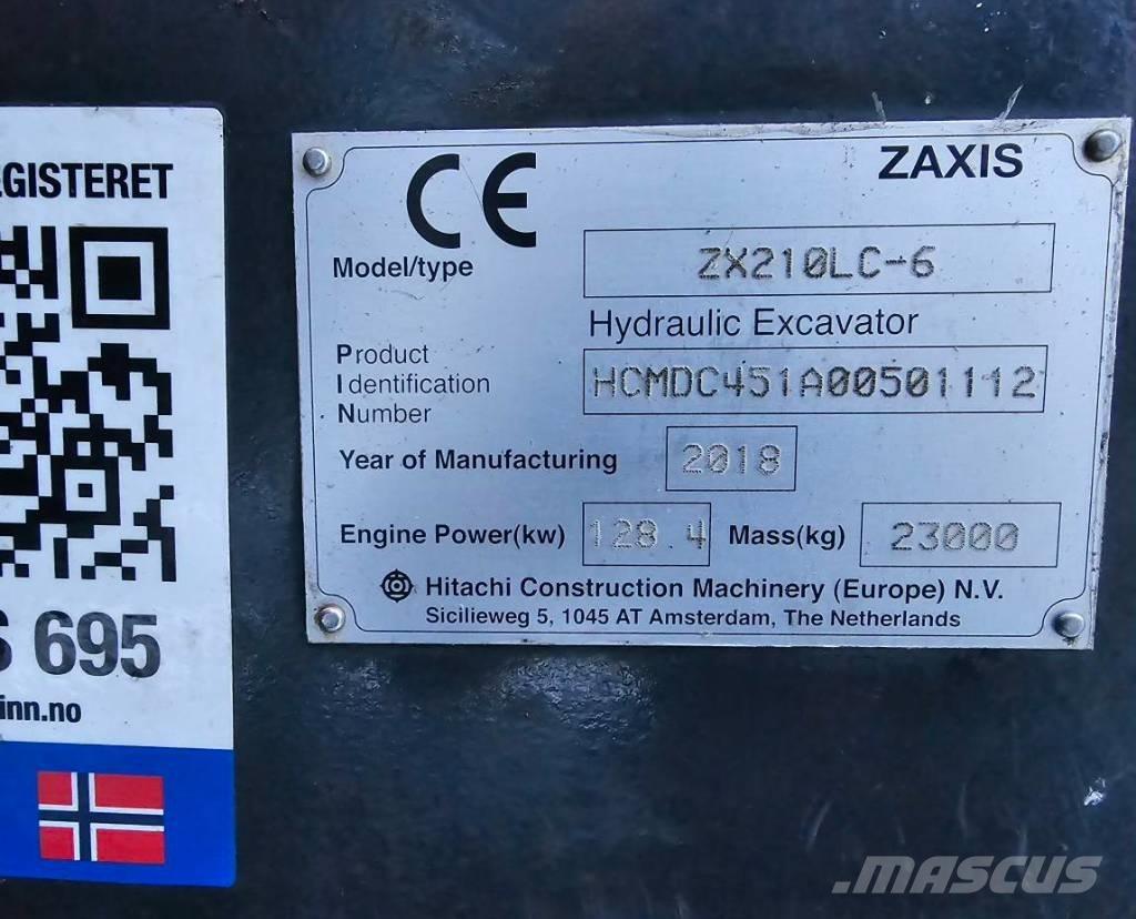 Hitachi ZX 210 LC-6 Bagri goseničarji