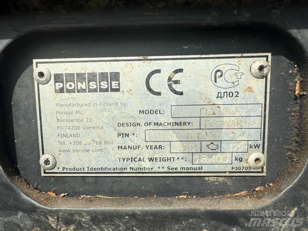 Ponsse ELK 8W Forwarderji