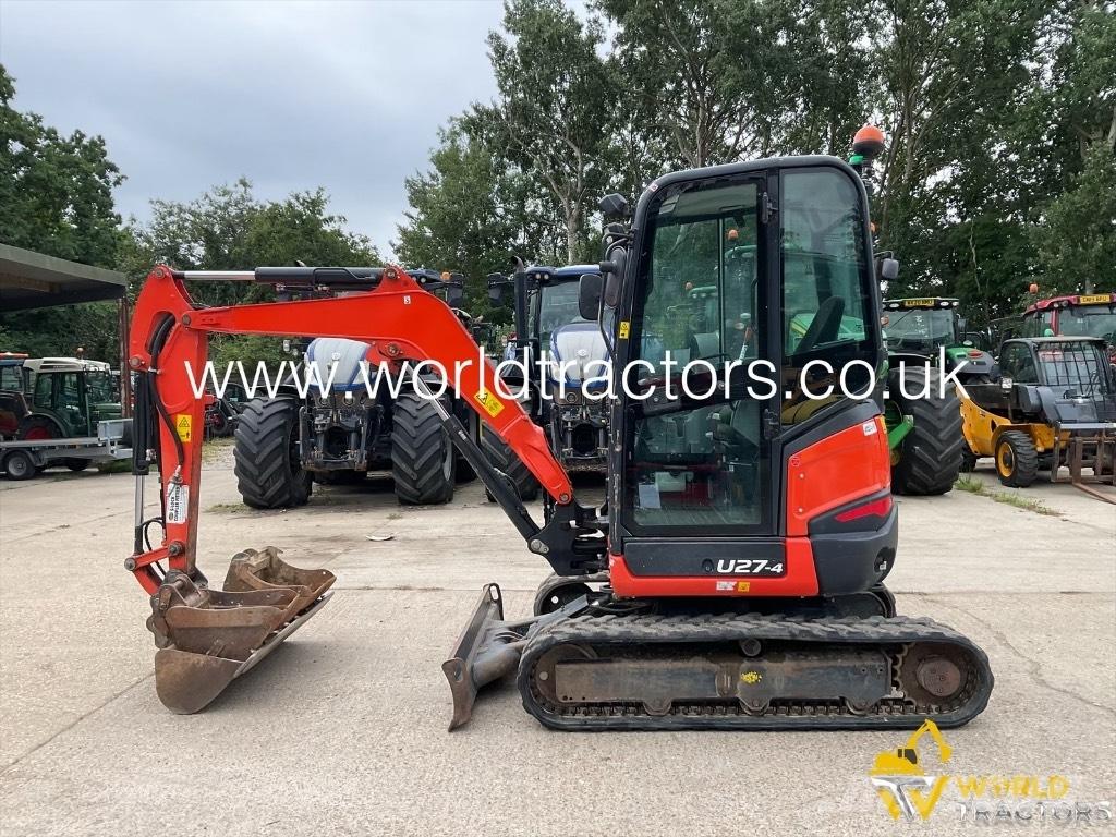 Kubota U 27-4 Mini bagri <7t