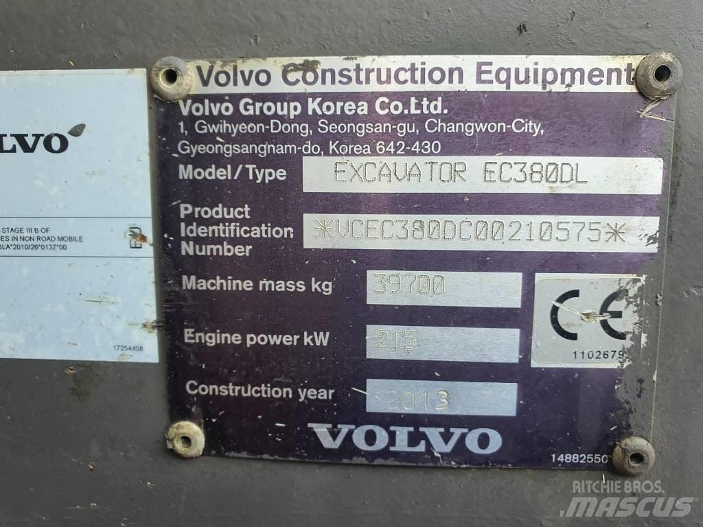 Volvo EC 380 D L Bagri goseničarji
