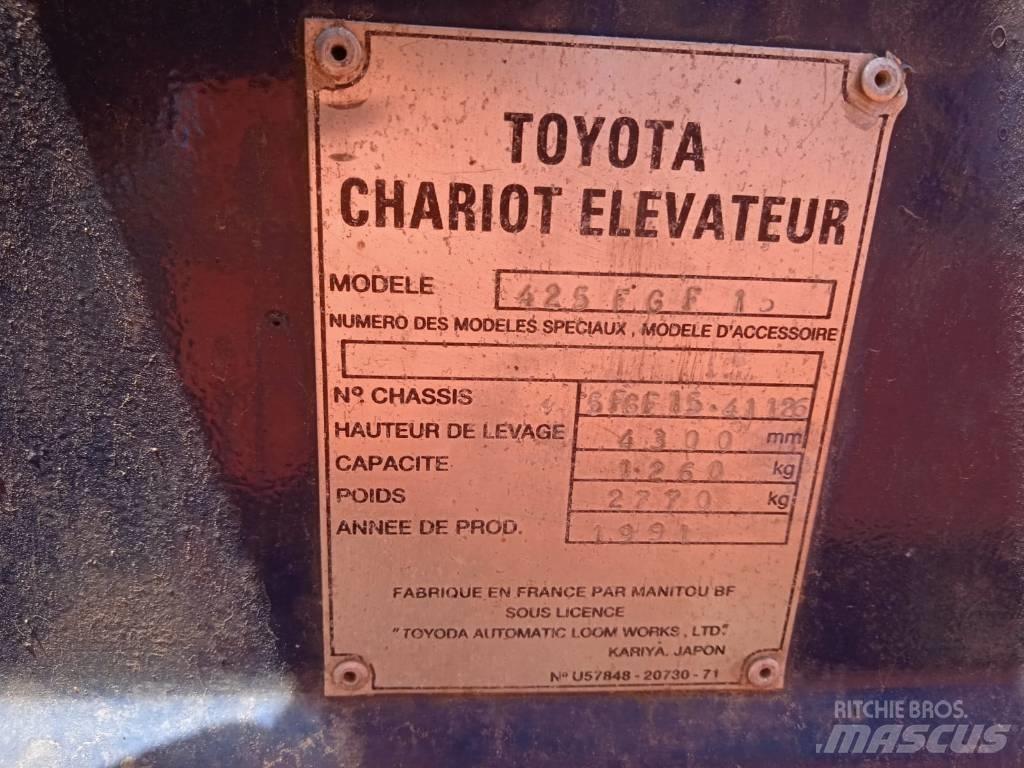 Toyota 42-5FGF15 Plinski viličarji