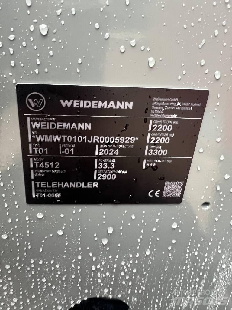Weidemann 4512 Kmetijski teleskopski nakladalci