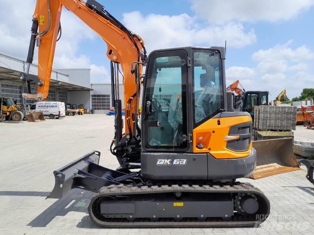 Doosan DX 63-7 Mini bagri <7t