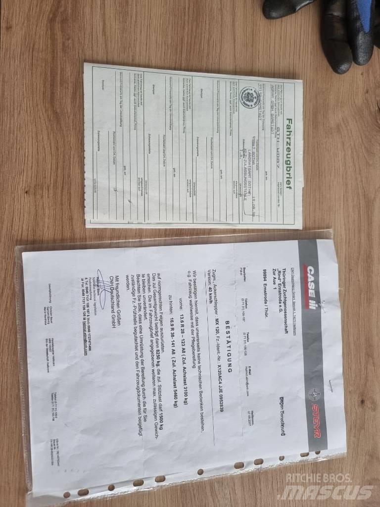 CASE MX 120 Traktorji