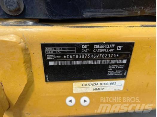 CAT 307.5 Bagri goseničarji
