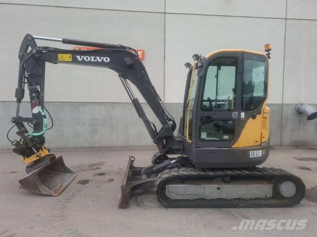 Volvo ECR 58 D Mini bagri <7t