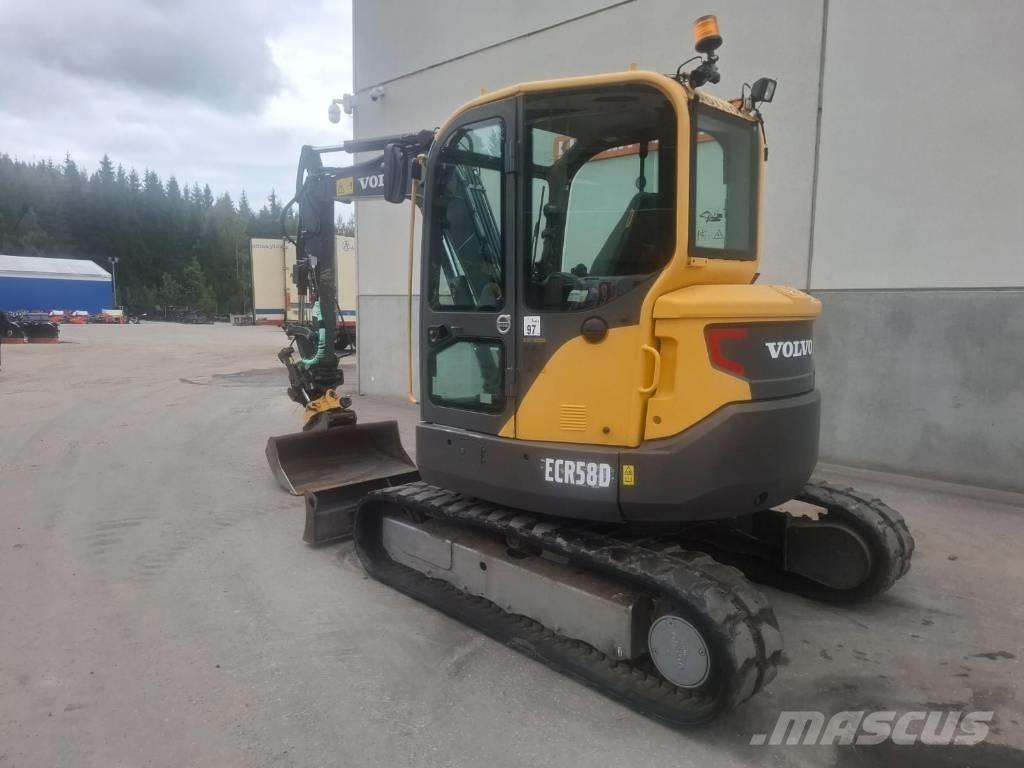Volvo ECR 58 D Mini bagri <7t
