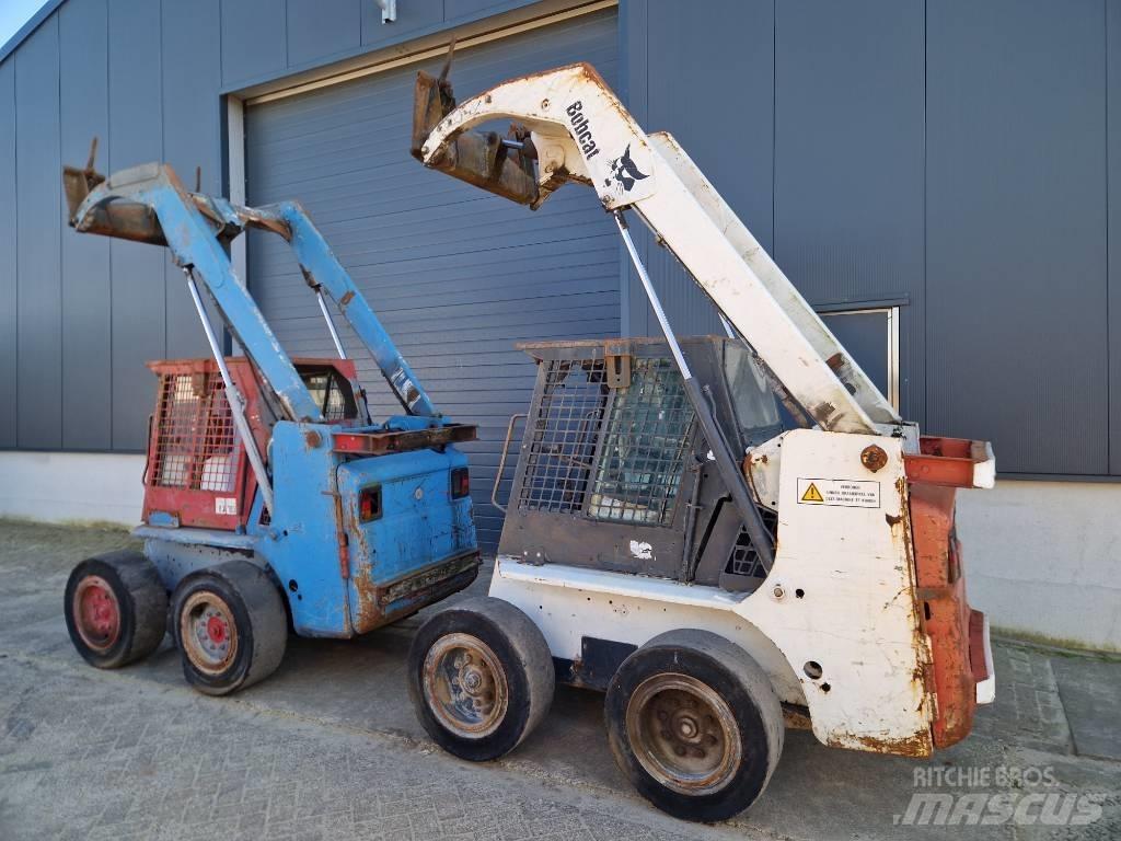Bobcat 763 H.  2x Skid steer mini nakladalci
