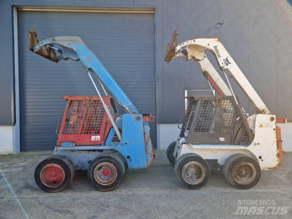Bobcat 763 H.  2x Skid steer mini nakladalci